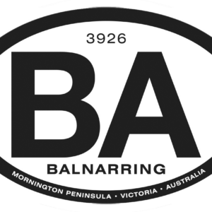 Balnarring Mornington Peninsula Australian made waterproof PVC vinyl sticker for cars, caravans and boats