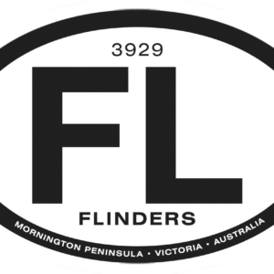 Flinders Mornington Peninsula vinyl sticker for cars, caravans, boats and travel souvenirs