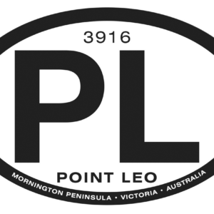 Point Leo Australian-made waterproof PVC vinyl sticker for 4WD, car, boat and caravan