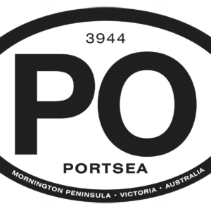 Portsea Australian-made waterproof PVC vinyl sticker for 4WD, car, boat and caravan