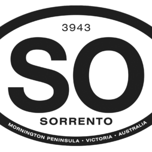 Sorrento Australian-made waterproof PVC vinyl sticker for 4WD, car, boat and caravan